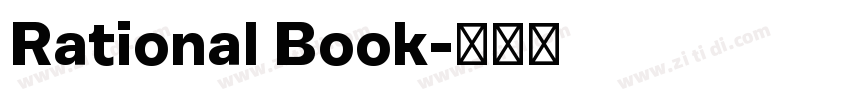Rational Book字体转换 Rational Book字体转换